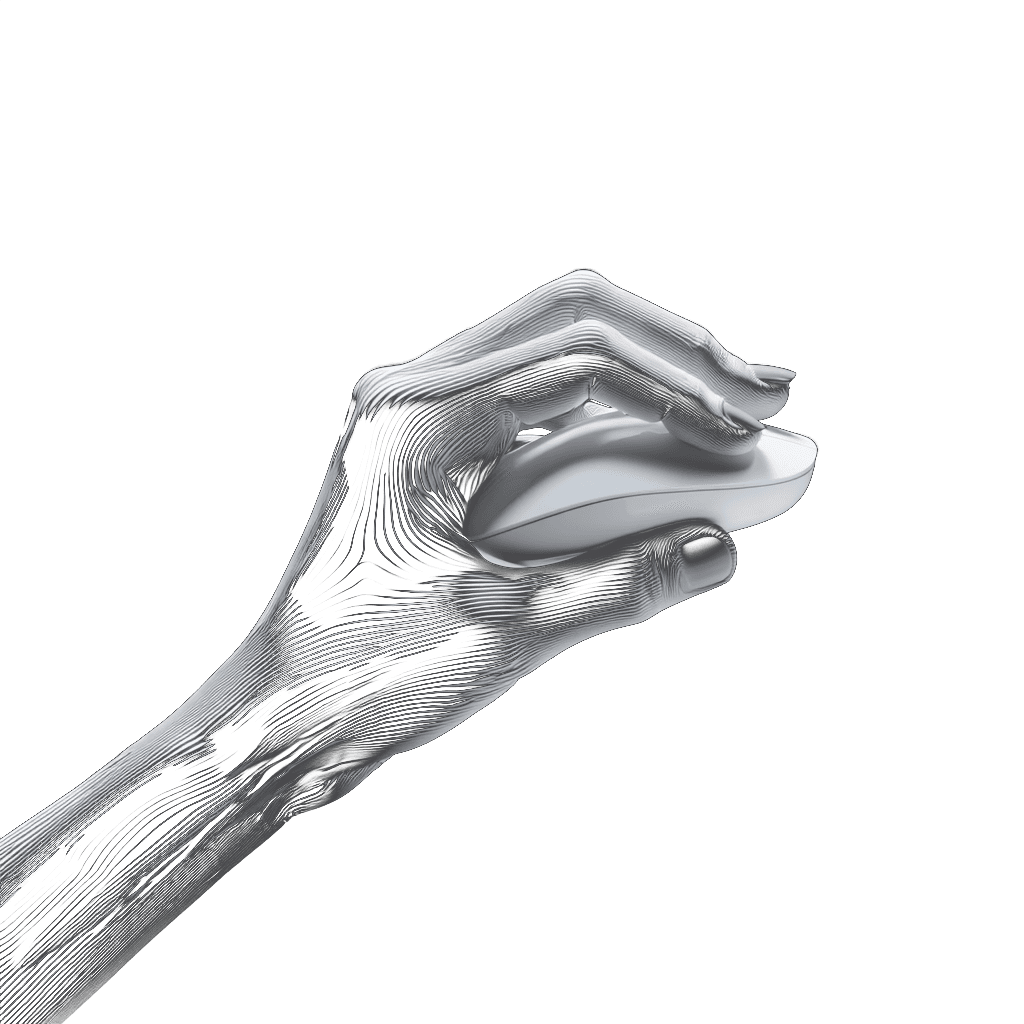 A hand using a mouse