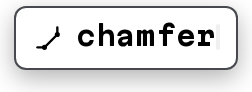 chamfer