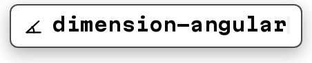 dimension-angular