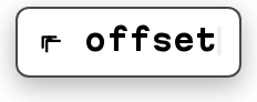 offset